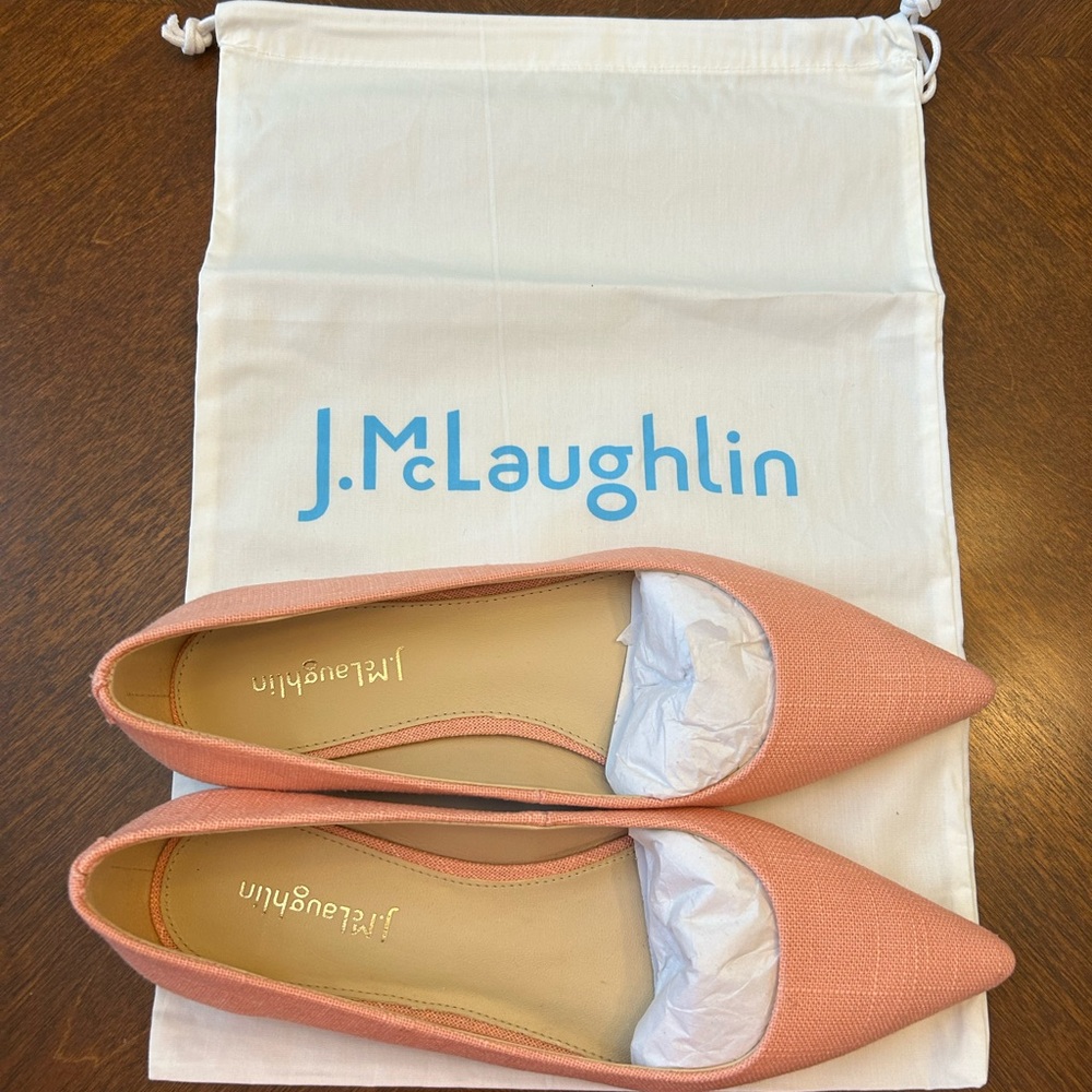 J. McLaughlin Women's Gale Pink flats